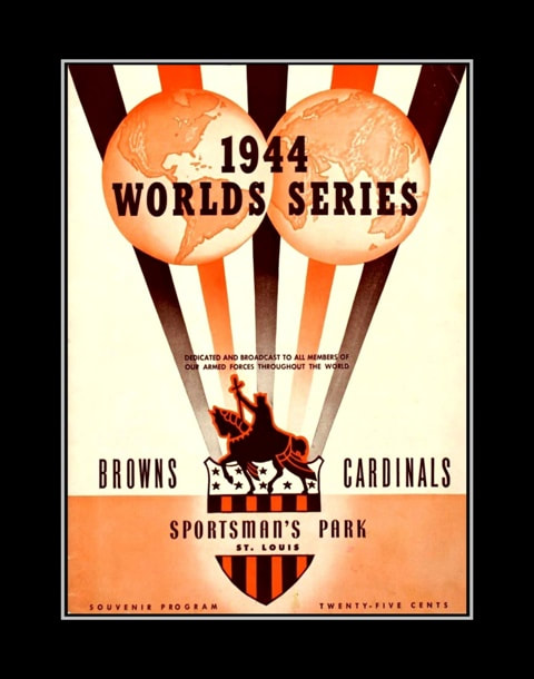 St Louis Cardinals 1956 Program Poster, Unique Angry Bird Gift