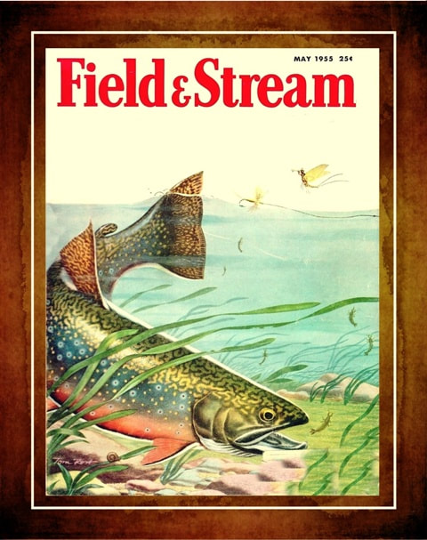 Unique Printable 1955 Field & Stream Poster, Digital Print Gift