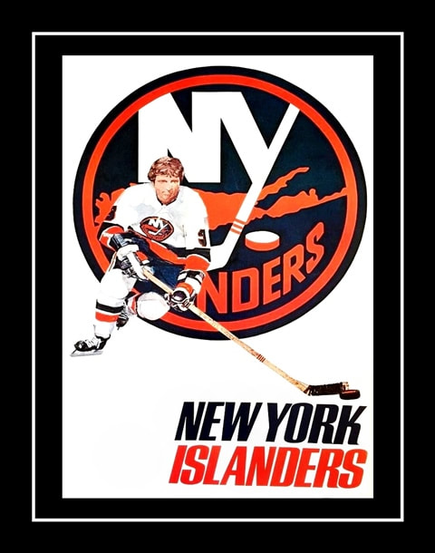 New York Islanders Barclays Center Framed Hockey Poster